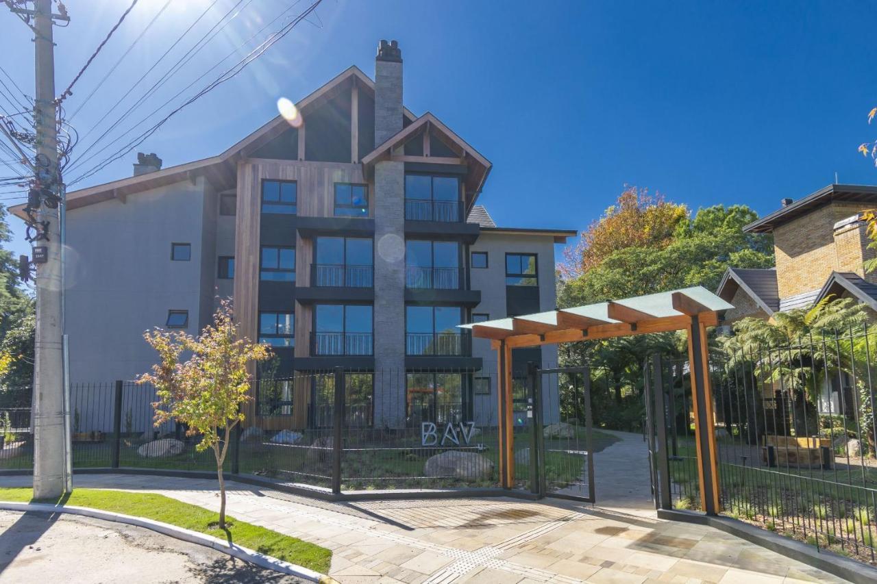 Rosa Apartamento Bav 101 Gramado Exterior foto