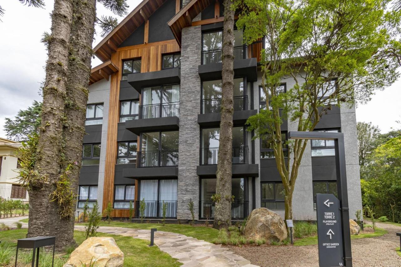 Rosa Apartamento Bav 101 Gramado Exterior foto