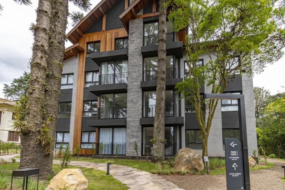 Rosa Apartamento Bav 101 Gramado Exterior foto