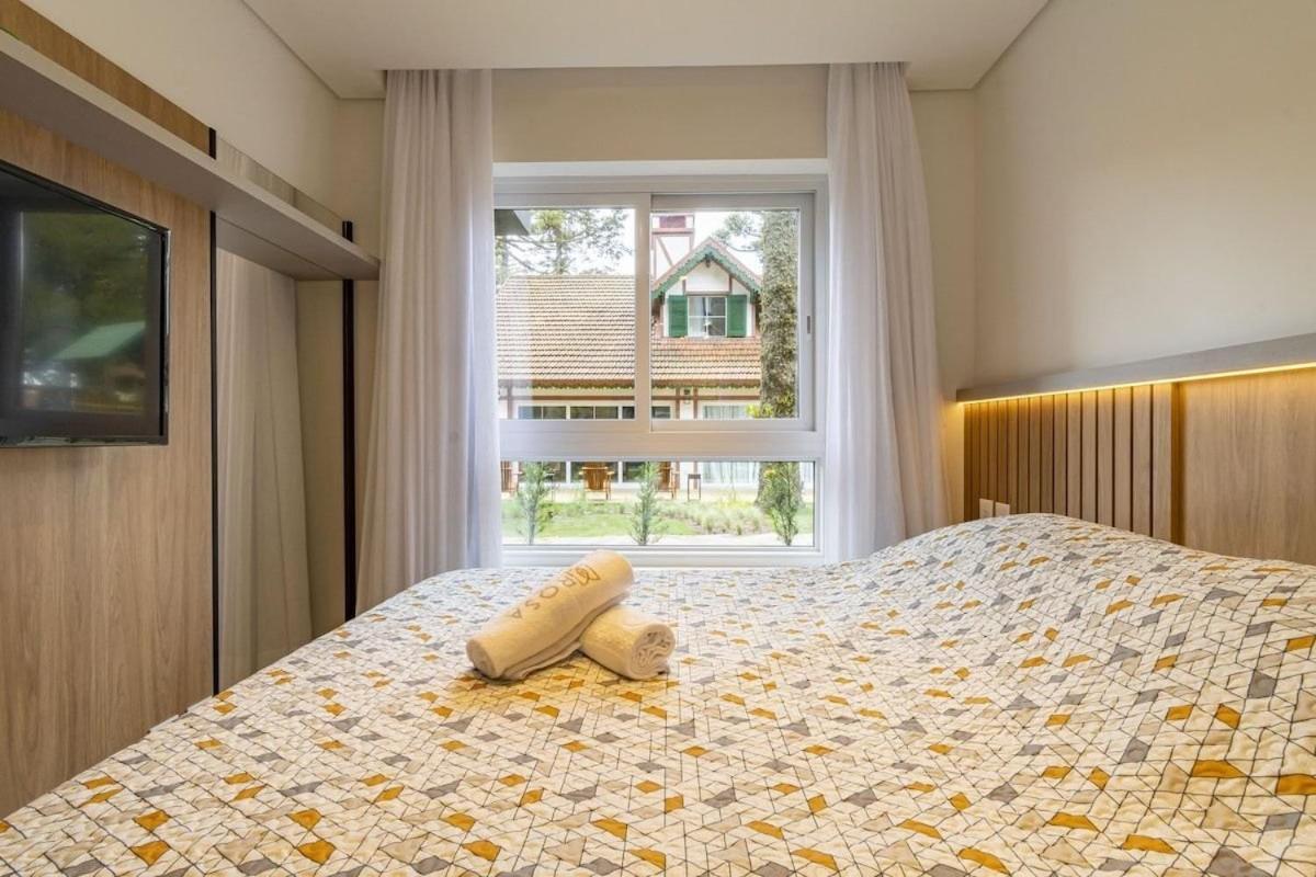 Rosa Apartamento Bav 101 Gramado Exterior foto